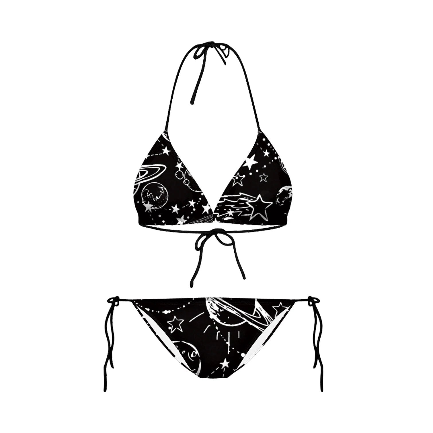 Bikini 2023 Plavky Mujer Sexy Set Swimsuit biquini Skull Printed Women Bra Swimwear Green Bathing Suit Bikinis Y03002