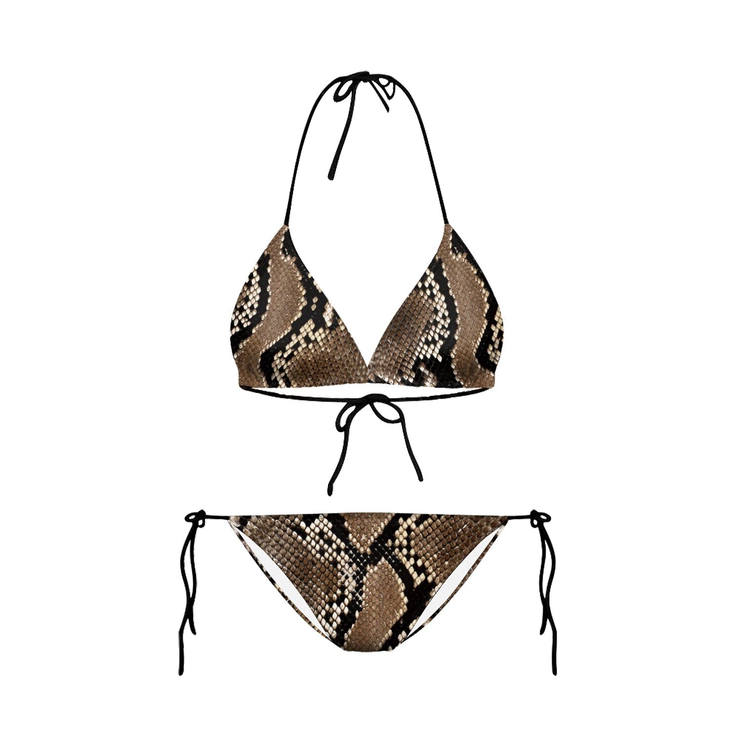 Bikini 2023 Plavky Mujer Sexy Set Swimsuit biquini Skull Printed Women Bra Swimwear Green Bathing Suit Bikinis Y03002