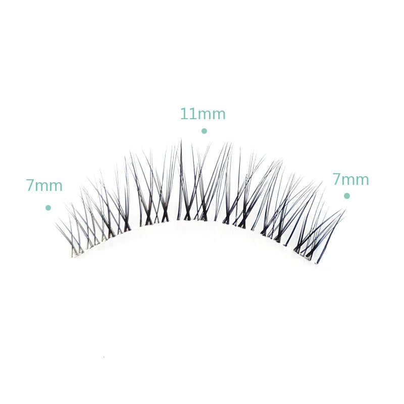 Slim Clear Band 5 Pairs Makeup Natual False Eyelashes Korean Fake Eye Lashes Extension Volume Mink Fluffy Wholesale