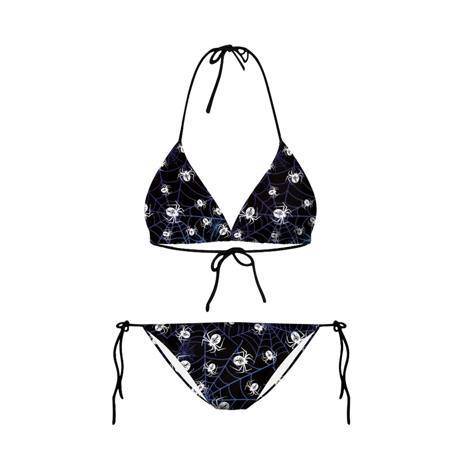 Bikini 2023 Plavky Mujer Sexy Set Swimsuit biquini Skull Printed Women Bra Swimwear Green Bathing Suit Bikinis Y03002