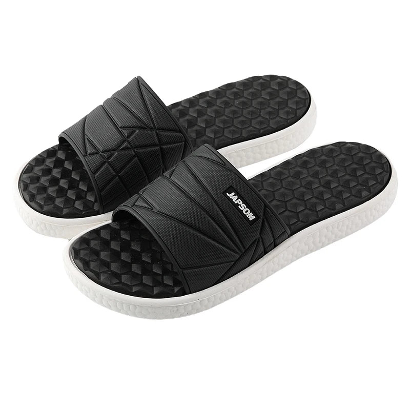 Summer Men Big Size Indoor EVA Massage Slippers Men's Slides House Room Home Shoes Soft Slipers Chausson Homme Pantoufle 48 49