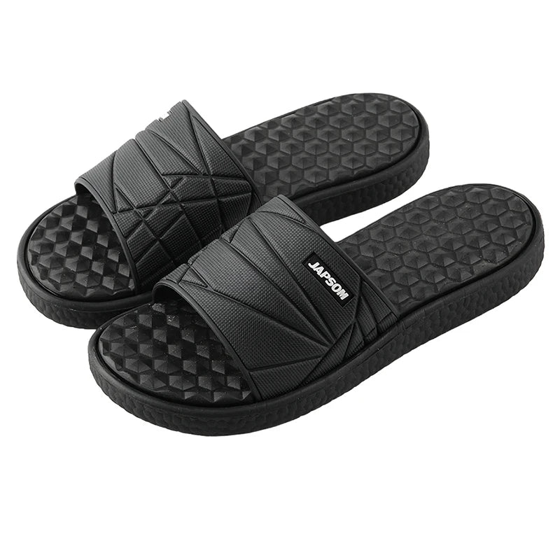 Summer Men Big Size Indoor EVA Massage Slippers Men's Slides House Room Home Shoes Soft Slipers Chausson Homme Pantoufle 48 49