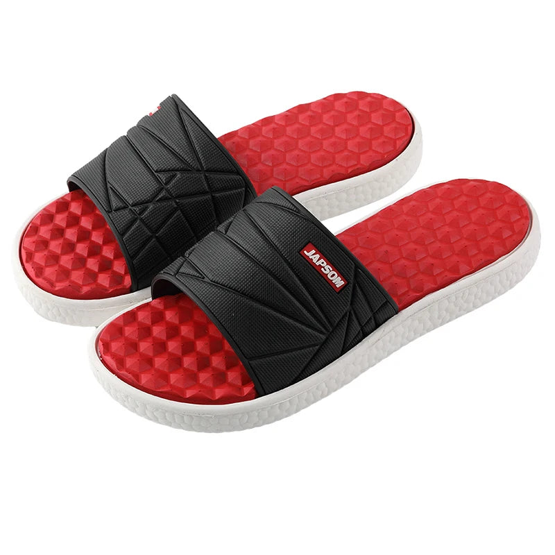 Summer Men Big Size Indoor EVA Massage Slippers Men's Slides House Room Home Shoes Soft Slipers Chausson Homme Pantoufle 48 49