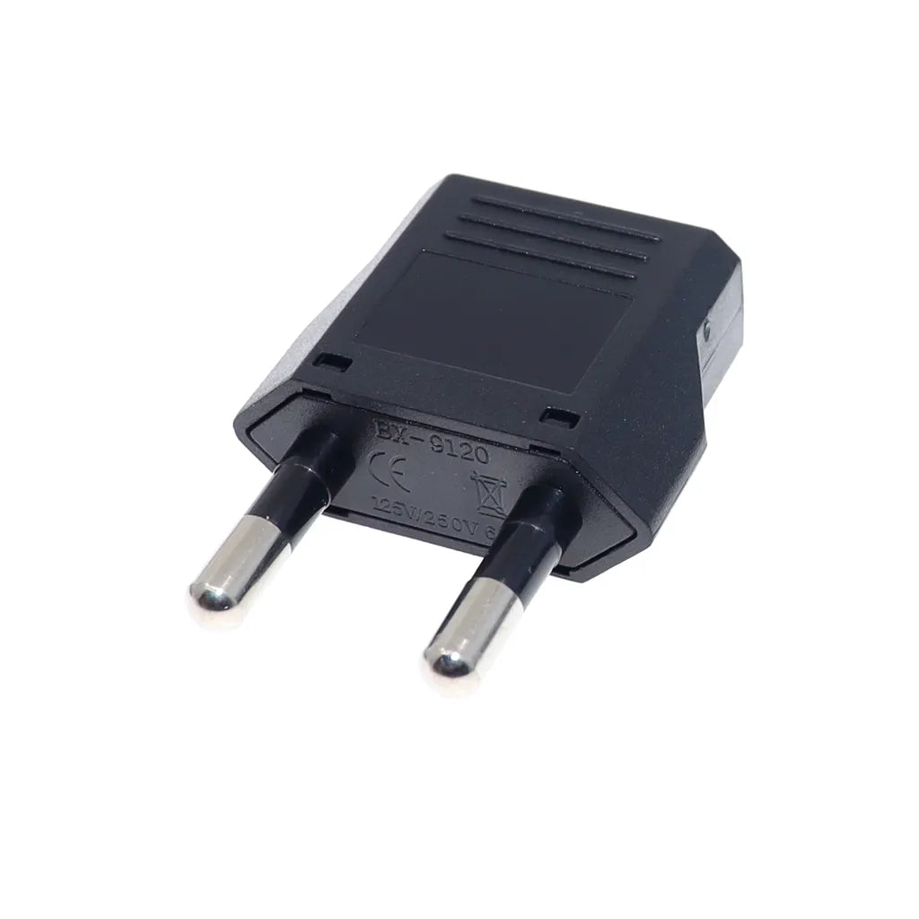 EU European KR Plug Adapter Japan China US To EU Travel Power Adapter Electric Plug Converter Charger Socket AC Outlet