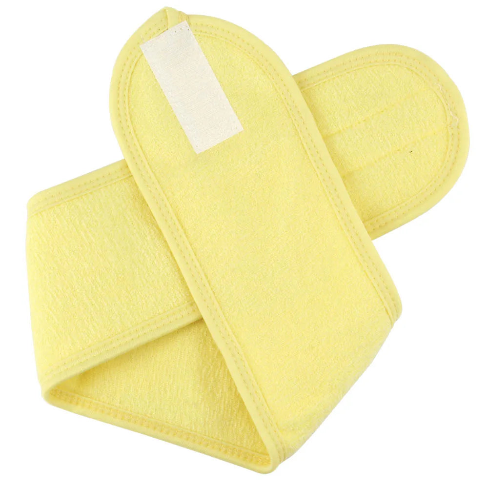 1pcs Eyelashes Extension Wash Face/Spa/Eye Lash Soft Face Headband Make Up Wrap Head Terry Cloth Headband with Magic Tape Tool