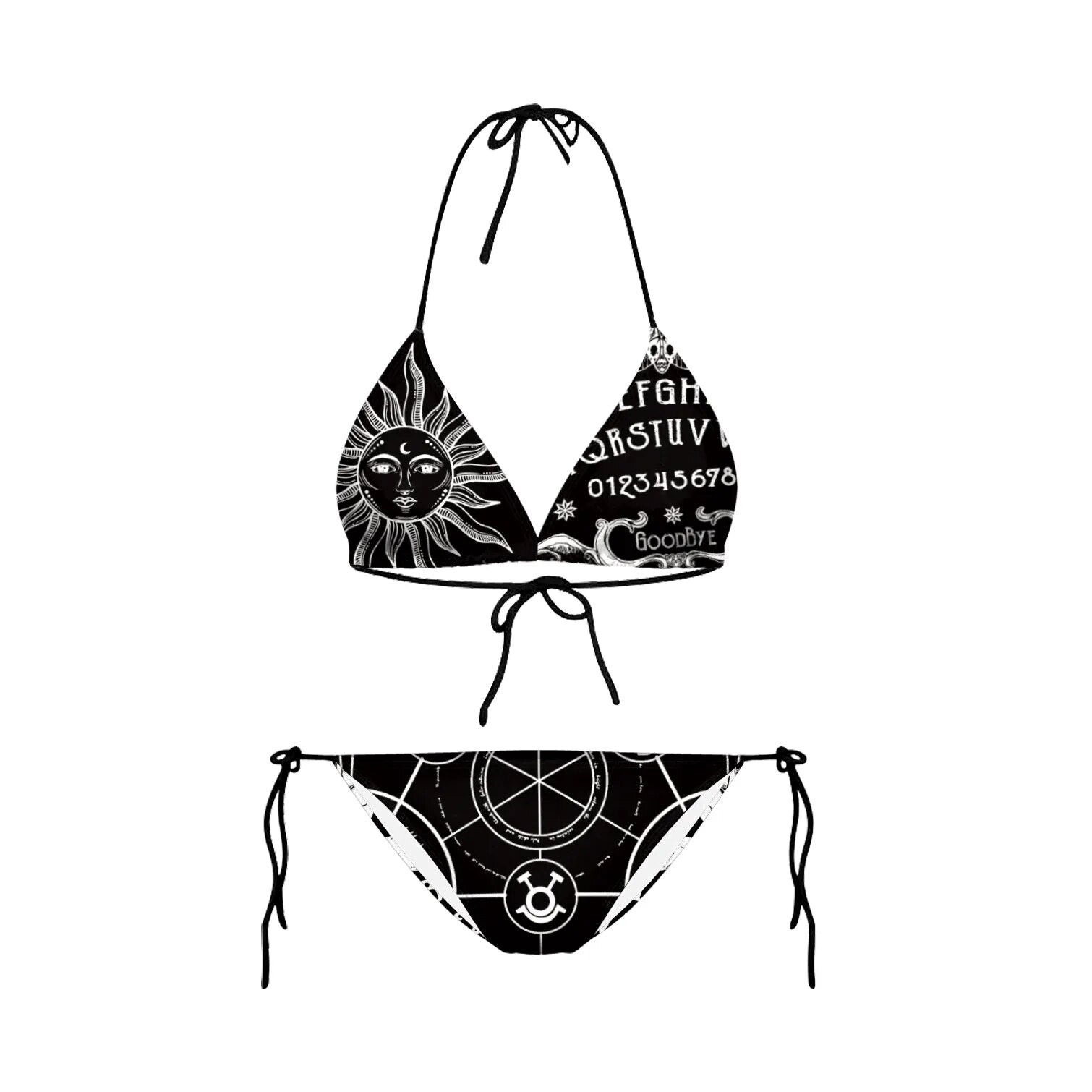 Bikini 2023 Plavky Mujer Sexy Set Swimsuit biquini Skull Printed Women Bra Swimwear Green Bathing Suit Bikinis Y03002