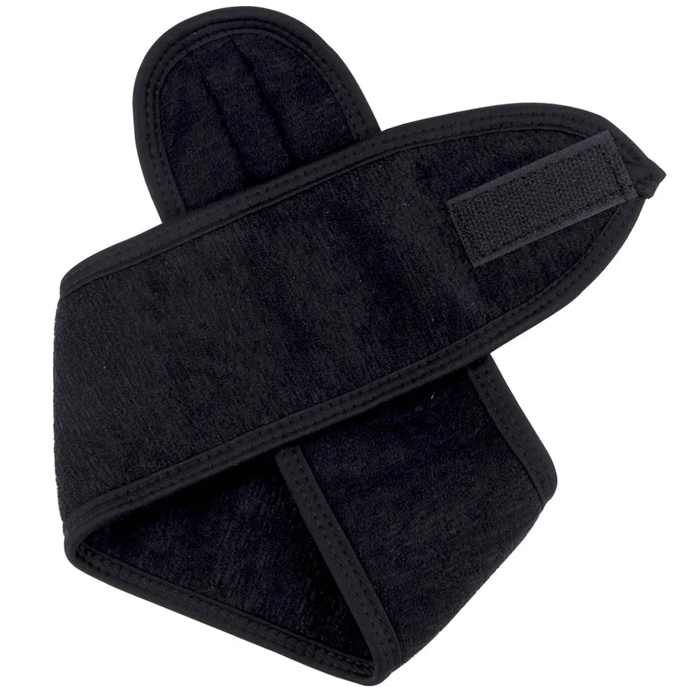 1pcs Eyelashes Extension Wash Face/Spa/Eye Lash Soft Face Headband Make Up Wrap Head Terry Cloth Headband with Magic Tape Tool