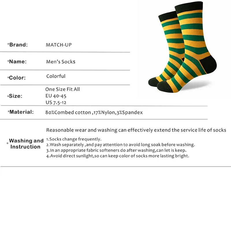 Match-Up New styles wholesale man's brand cotton socks stripe socks  free shipping