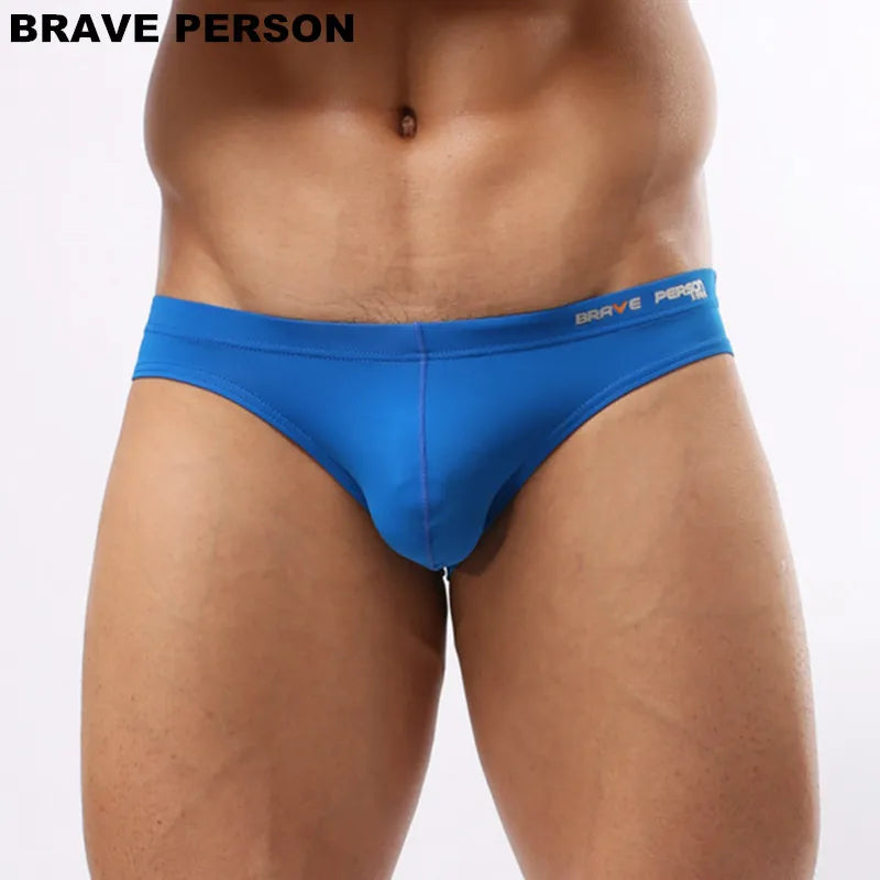 Men's Sexy Underwear Briefs Brave Person Brand Underwear Male Nylon Brief for Men Panties B1129