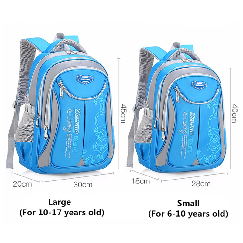 2023 hot new children school bags for teenagers boys girls big capacity school backpack waterproof satchel kids book bag mochila