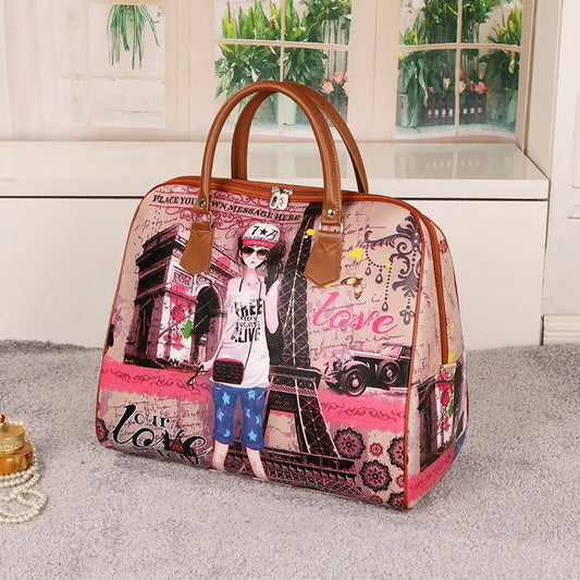 2023 New Fashion Waterproof Women Travel Bag Large Capacity Portable Bag Travel Luggage Tote