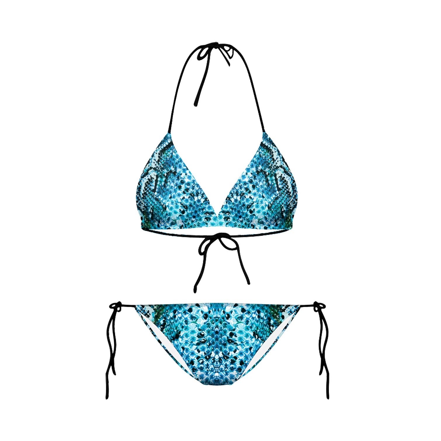 Bikini 2023 Plavky Mujer Sexy Set Swimsuit biquini Skull Printed Women Bra Swimwear Green Bathing Suit Bikinis Y03002