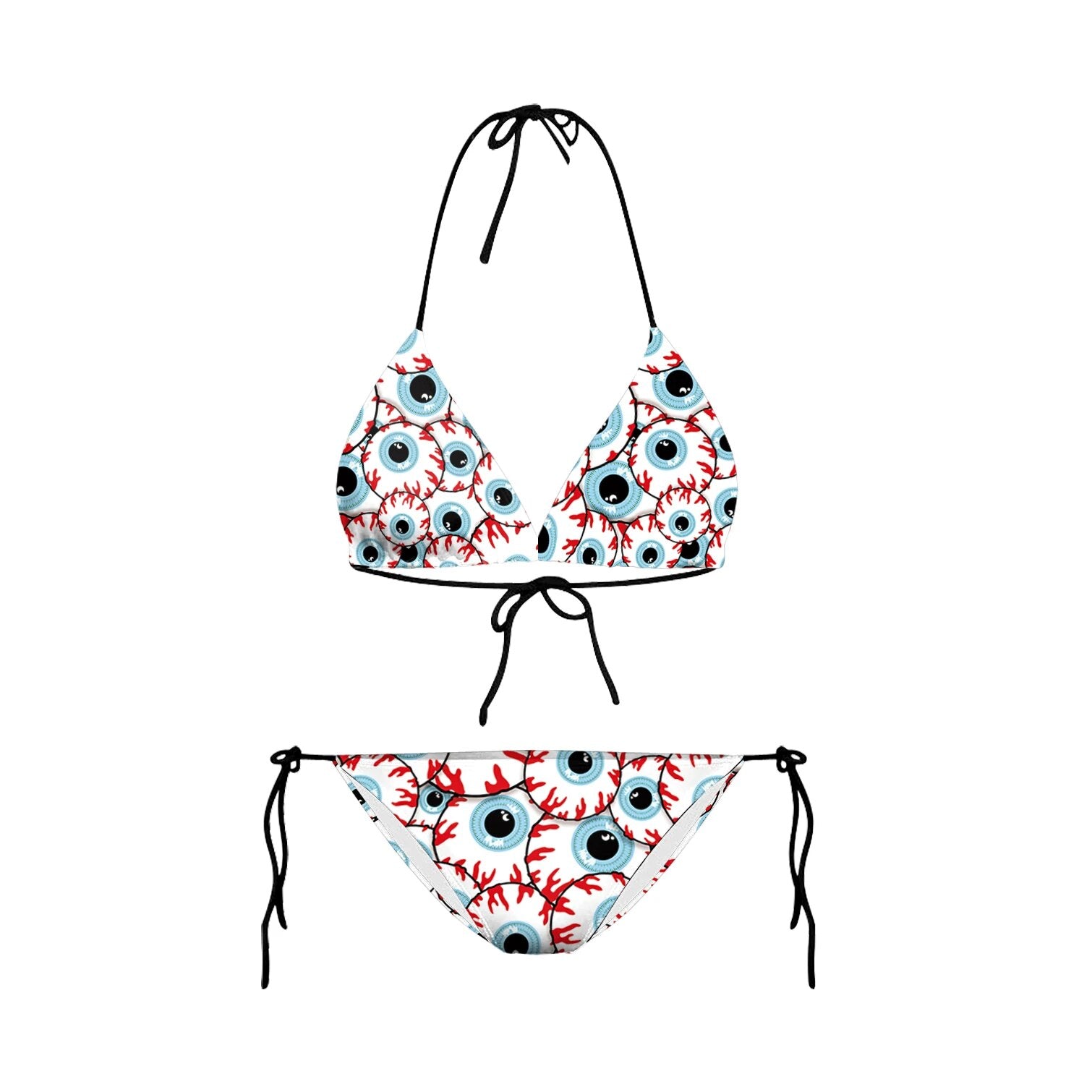 Bikini 2023 Plavky Mujer Sexy Set Swimsuit biquini Skull Printed Women Bra Swimwear Green Bathing Suit Bikinis Y03002