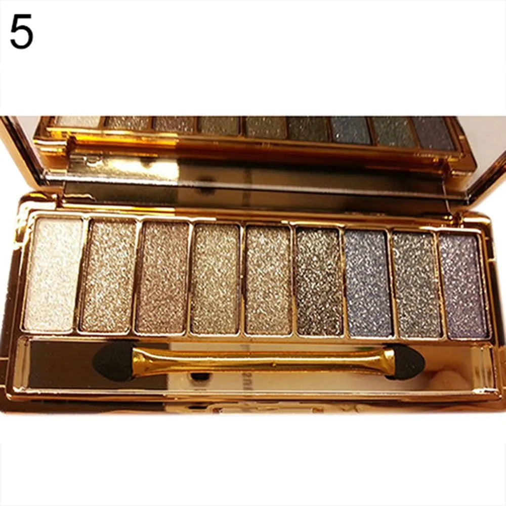 9 colors Fashion Eyeshadow Palette Matte Eyeshadow Glitter Eye Shadow Makeup Cosmetics For Women Wholesale Nude Shades