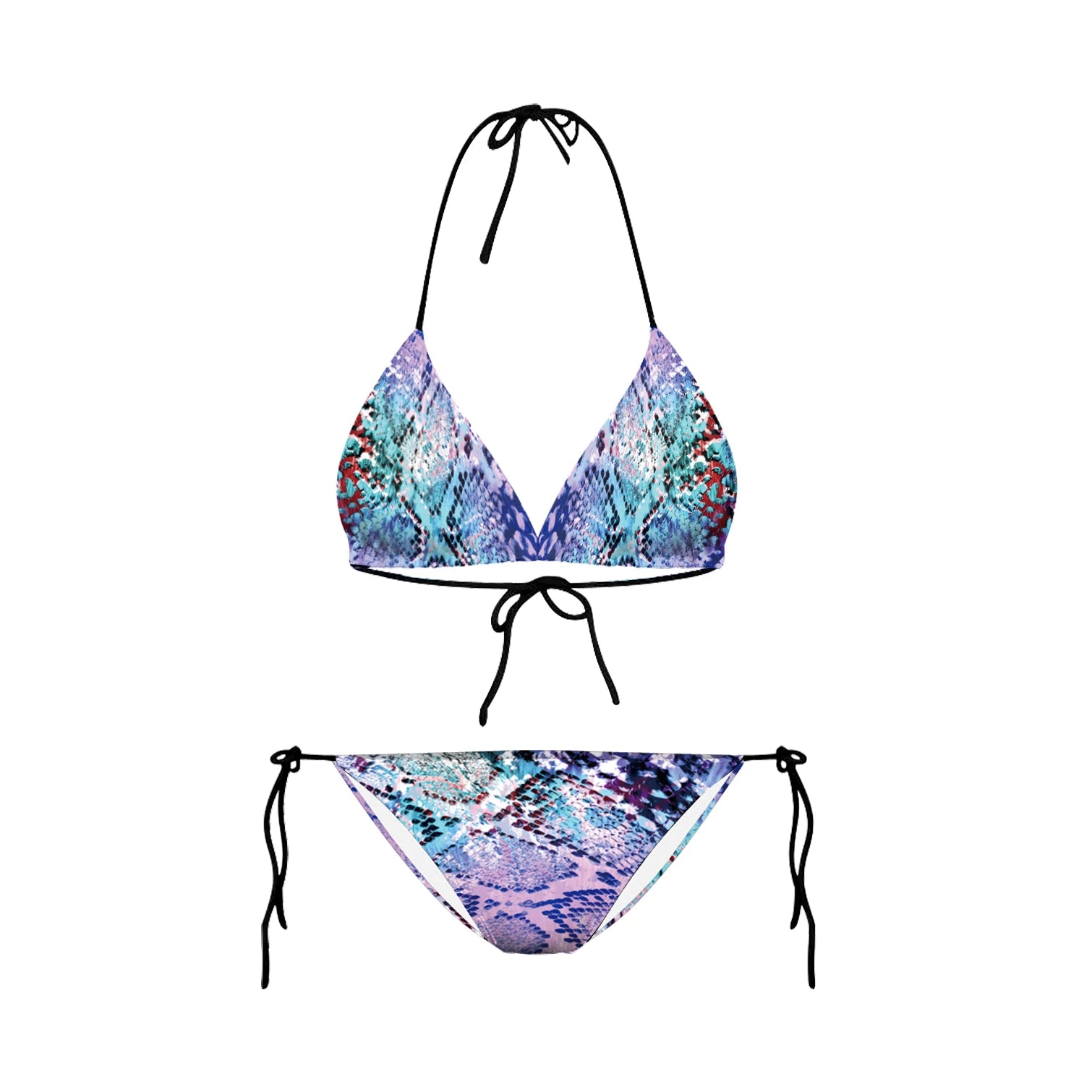 Bikini 2023 Plavky Mujer Sexy Set Swimsuit biquini Skull Printed Women Bra Swimwear Green Bathing Suit Bikinis Y03002