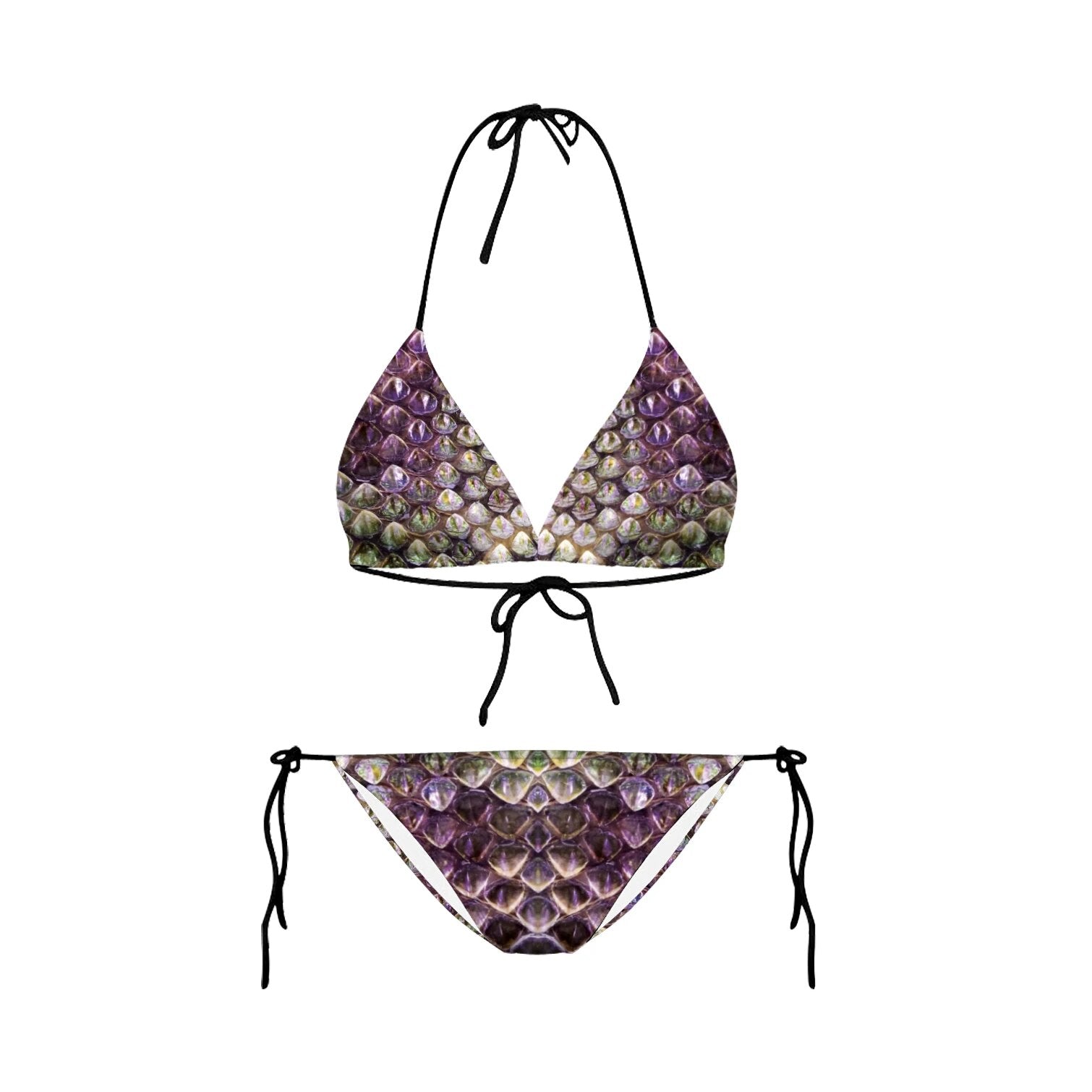 Bikini 2023 Plavky Mujer Sexy Set Swimsuit biquini Skull Printed Women Bra Swimwear Green Bathing Suit Bikinis Y03002