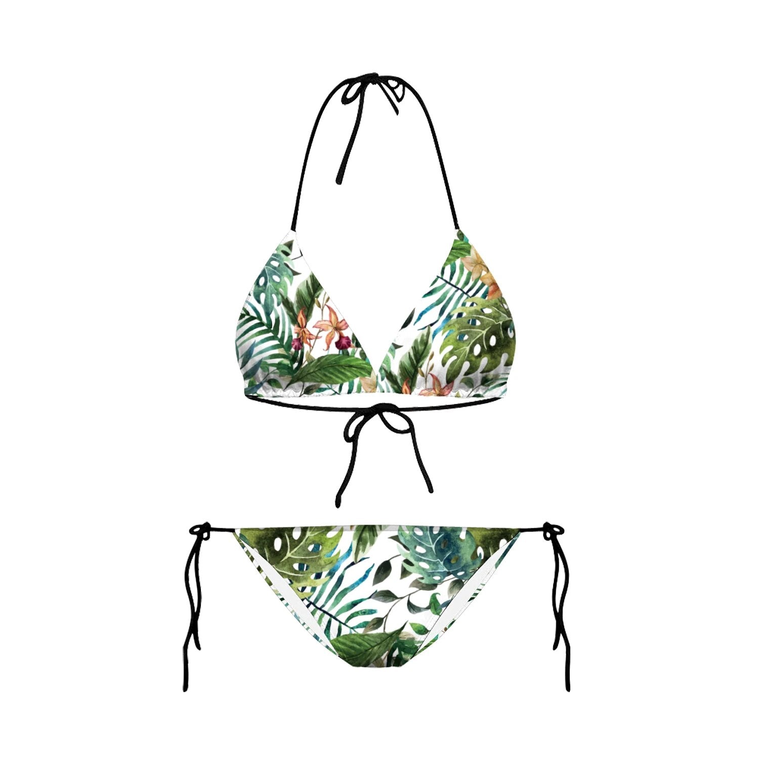 Bikini 2023 Plavky Mujer Sexy Set Swimsuit biquini Skull Printed Women Bra Swimwear Green Bathing Suit Bikinis Y03002