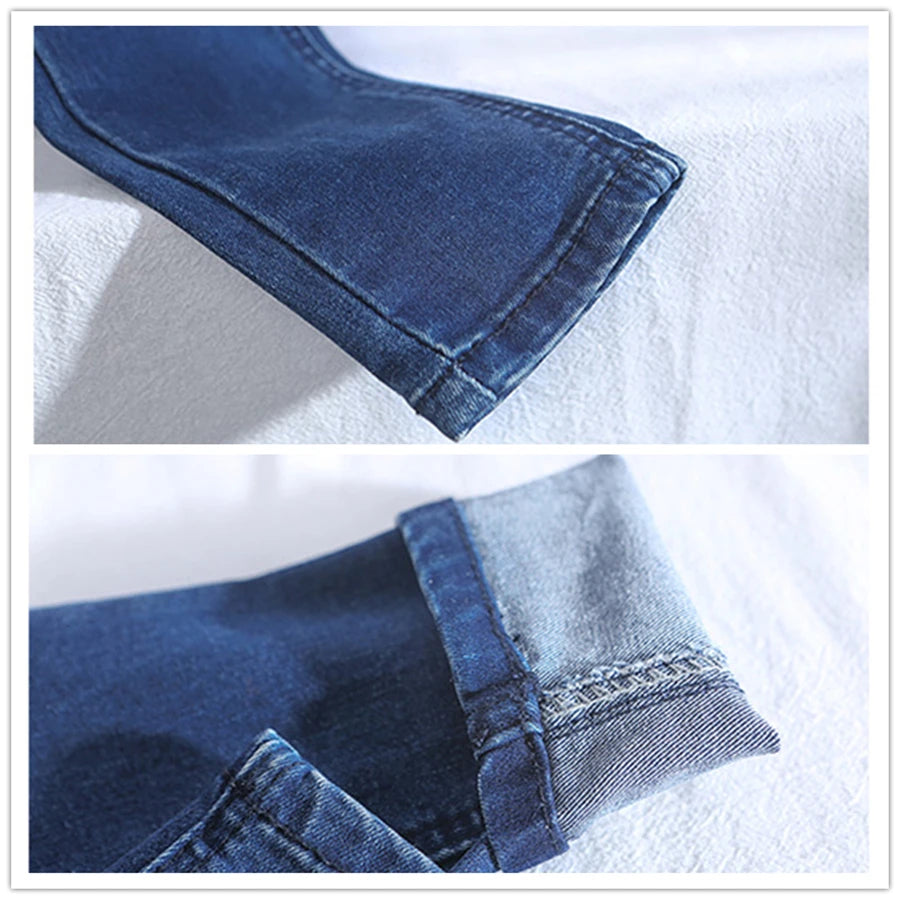 Big Size 25-34 Women Jeans Vintage High Waist Skinny Denim Pants Korean Streetwear Slim Vaqueros Stretch Pantalones Legging Pant