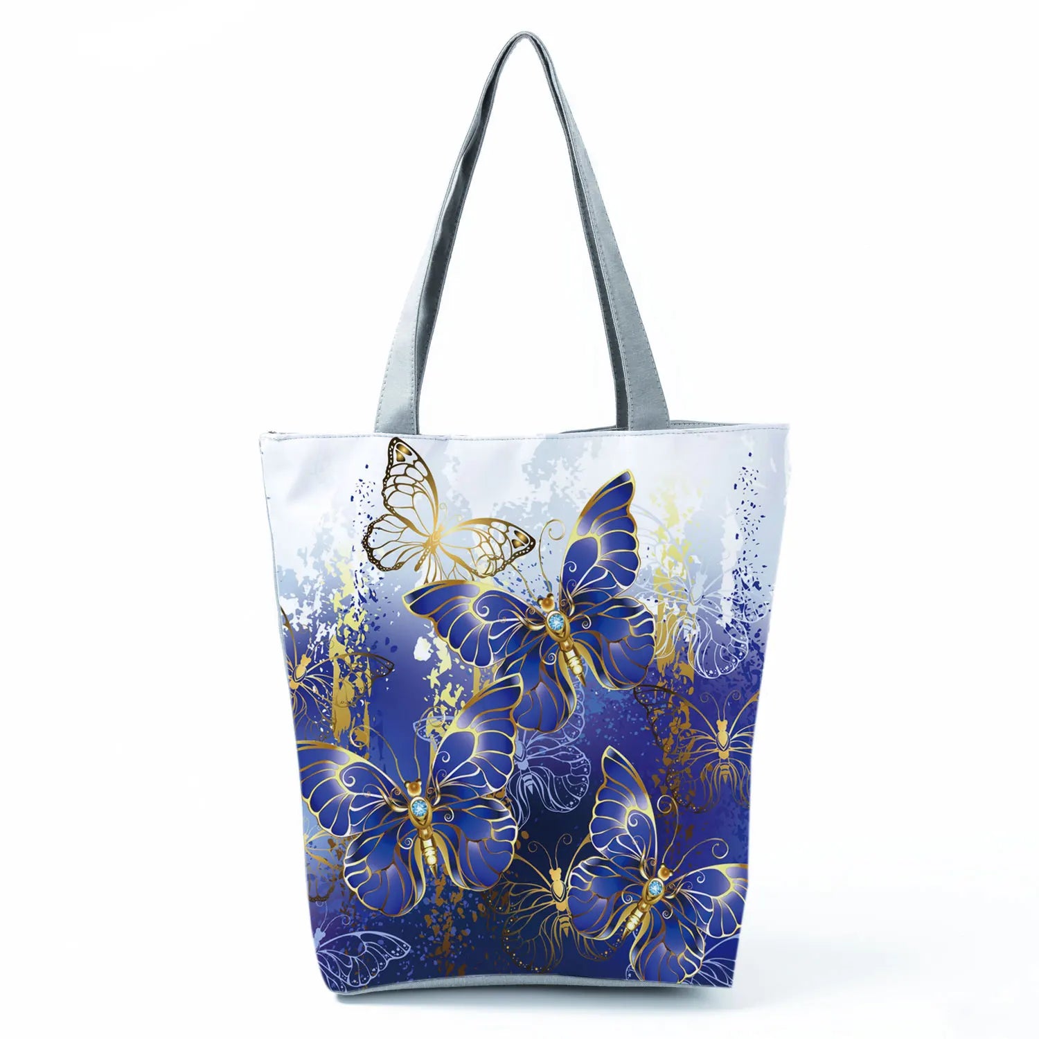 Simple Style Bee Butterfly Printed Shoulder Bag Female Beautiful Travel Shipping Tote Bag Portable Lunch Box Bento Outdoor Packs