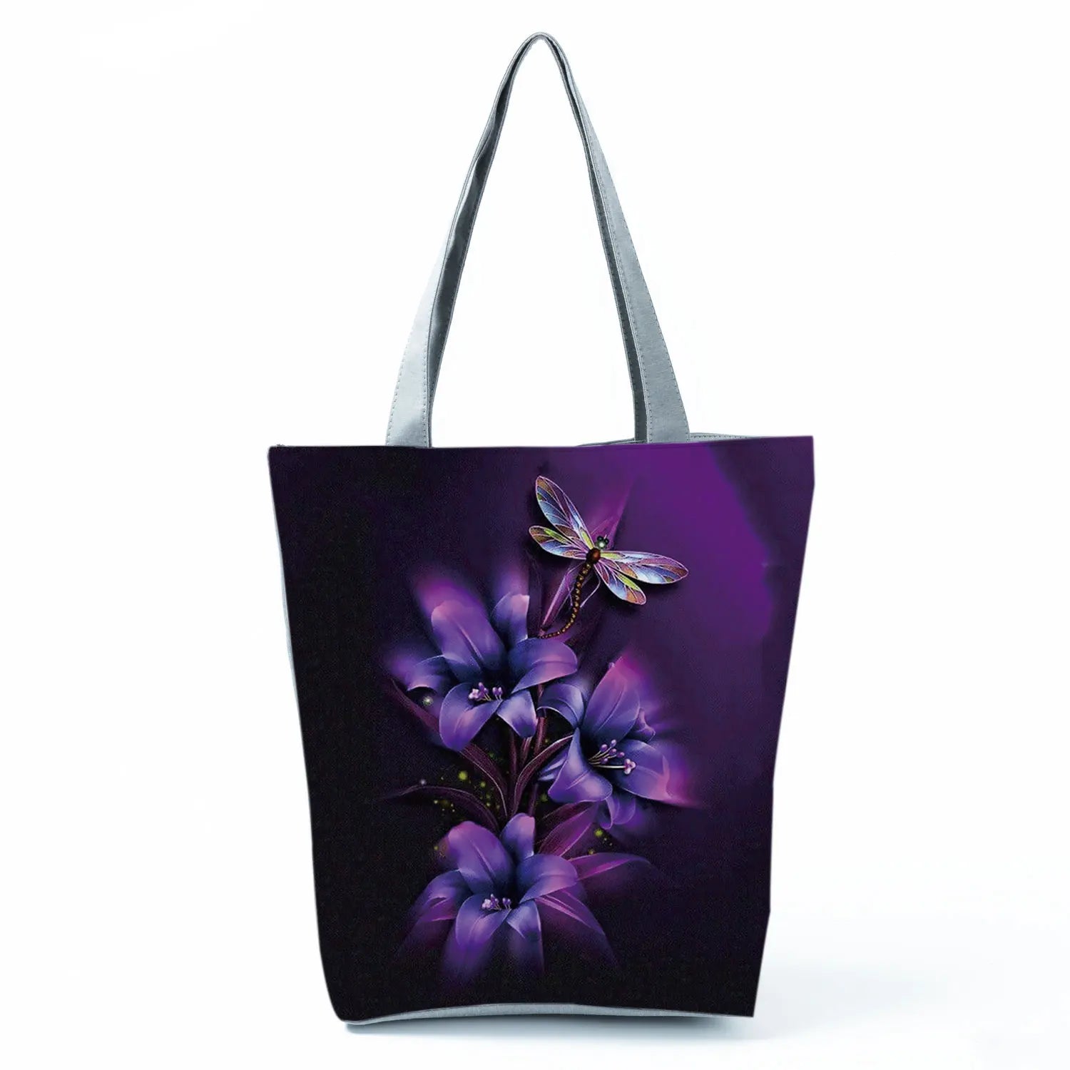 Simple Style Bee Butterfly Printed Shoulder Bag Female Beautiful Travel Shipping Tote Bag Portable Lunch Box Bento Outdoor Packs