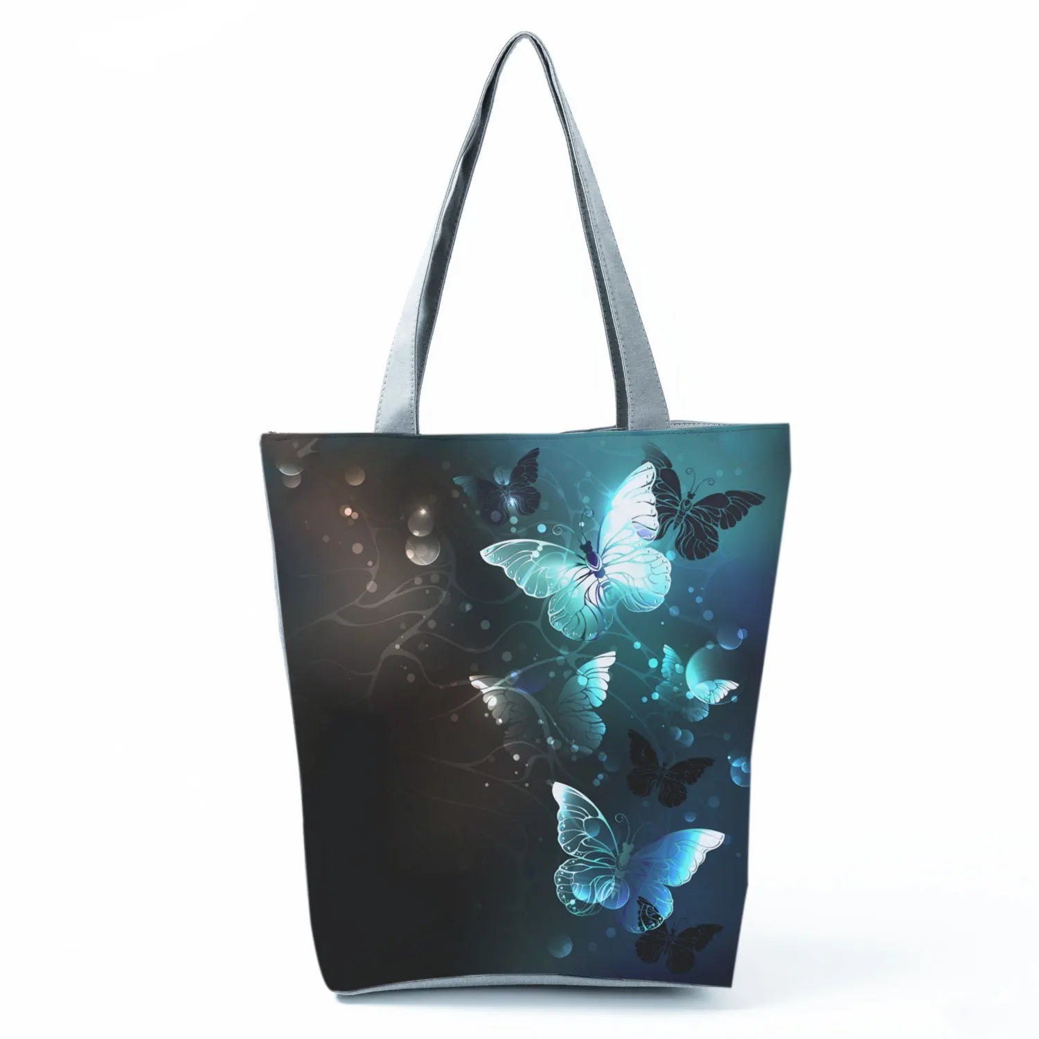 Simple Style Bee Butterfly Printed Shoulder Bag Female Beautiful Travel Shipping Tote Bag Portable Lunch Box Bento Outdoor Packs