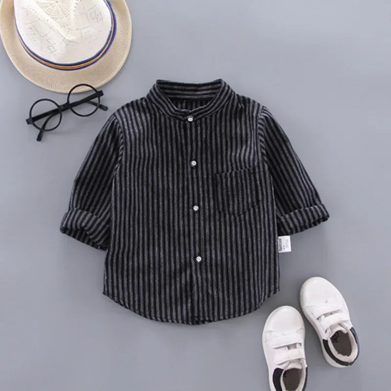 DIIMUU Spring Autumn Kids Baby Boys Cotton Clothes Shirt Toddler Girls Tee Clothing Children Wears Infant Blouse 1 2 3 4 5 Years