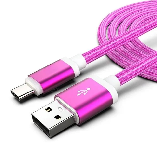 1M 2M 3M USB Type C Cable Mobile Phone Fast Charging Data Mirco Type-C Charger Cord For Xiaomi 12 11 Samsung S22 POCO M5 Redmi