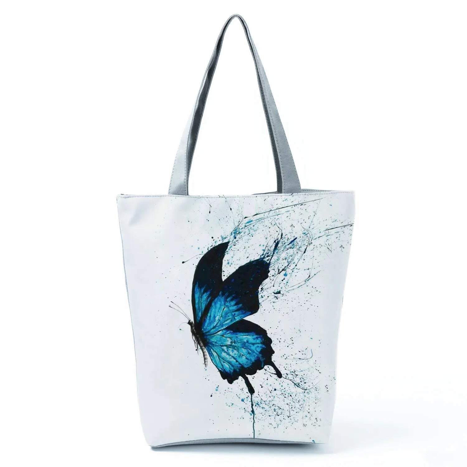 Simple Style Bee Butterfly Printed Shoulder Bag Female Beautiful Travel Shipping Tote Bag Portable Lunch Box Bento Outdoor Packs