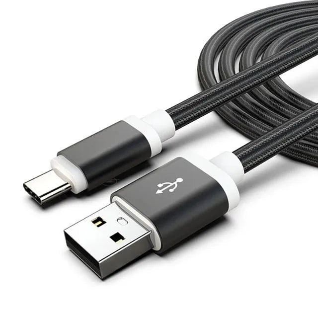 1M 2M 3M USB Type C Cable Mobile Phone Fast Charging Data Mirco Type-C Charger Cord For Xiaomi 12 11 Samsung S22 POCO M5 Redmi