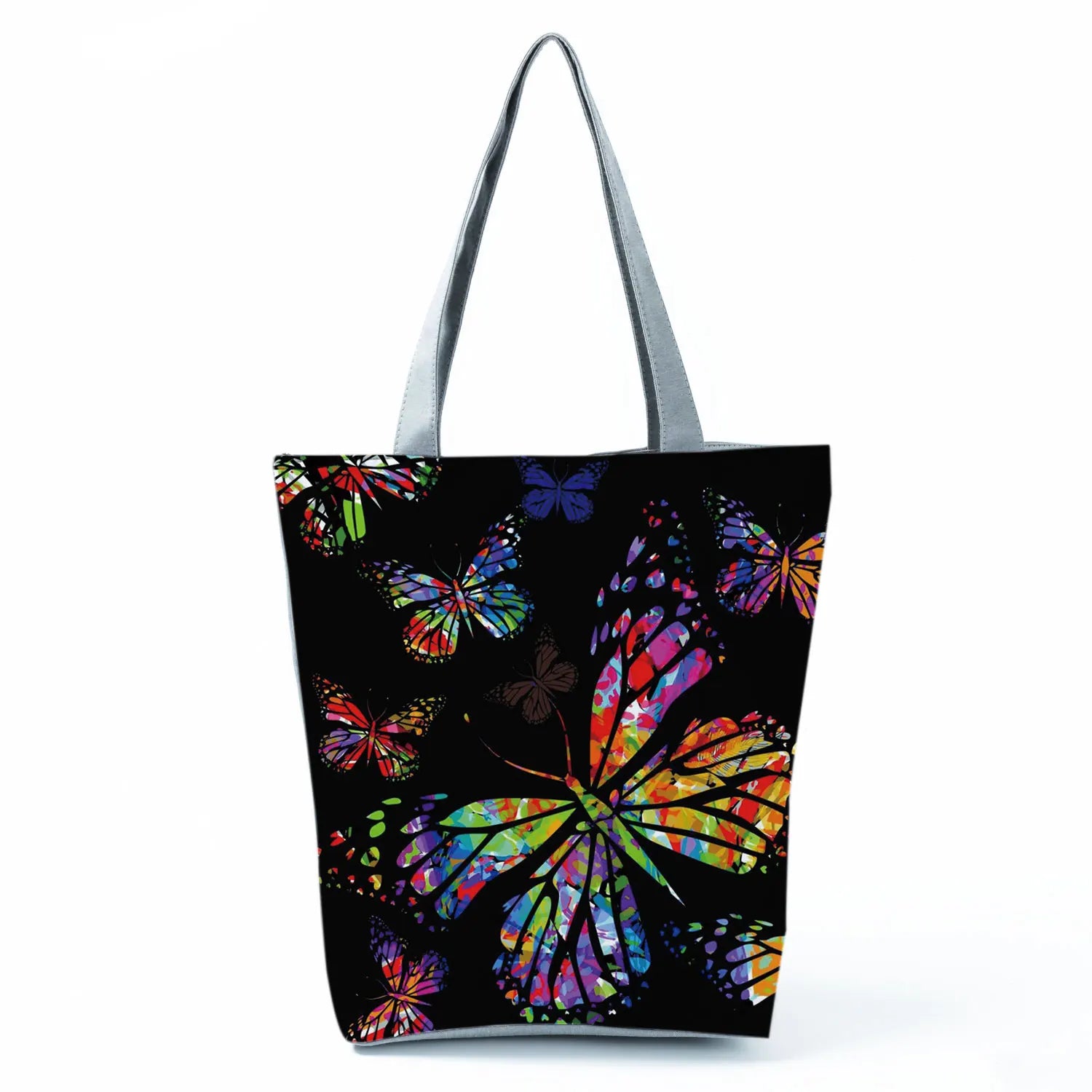 Simple Style Bee Butterfly Printed Shoulder Bag Female Beautiful Travel Shipping Tote Bag Portable Lunch Box Bento Outdoor Packs