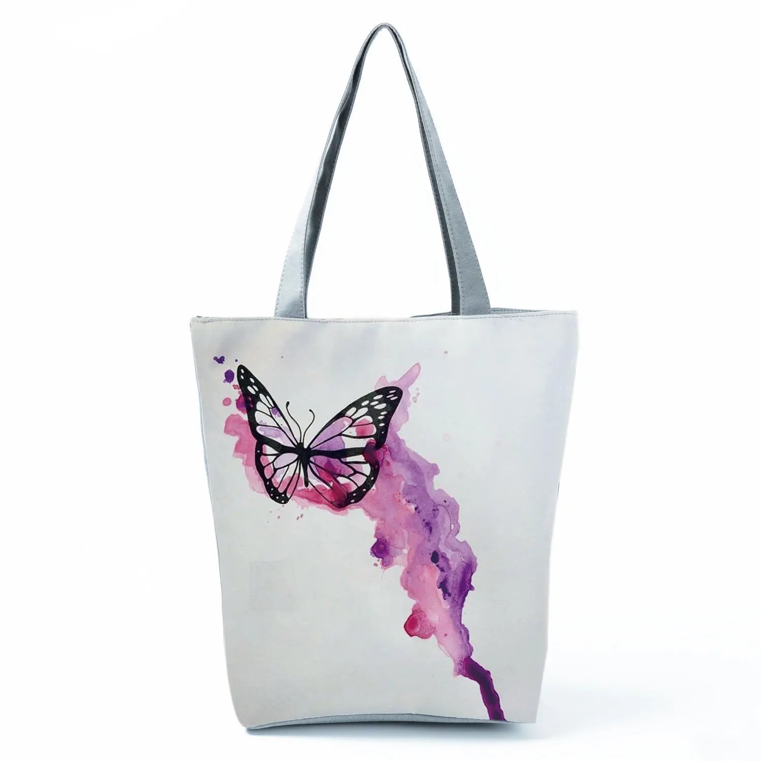 Simple Style Bee Butterfly Printed Shoulder Bag Female Beautiful Travel Shipping Tote Bag Portable Lunch Box Bento Outdoor Packs