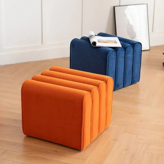 Fashion 7colors Minimalist Sofa Organ Chair Sofa Personality Pedal Stool Living Room Sofa Chair Couches for Living Room Double