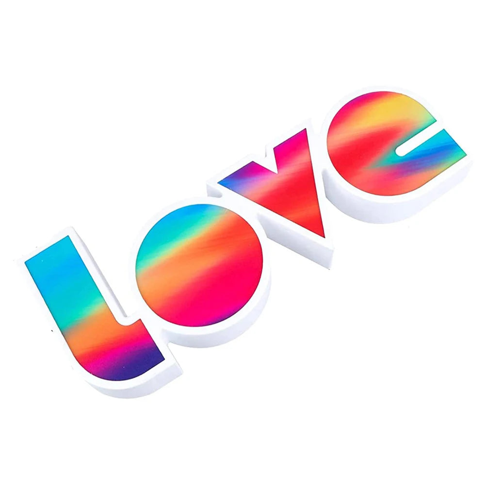 Love Neon Light Sign LED Letter Night Lamp Battery USB Powered Nightlight for Christmas Valentine Proposal Wedding Decorations