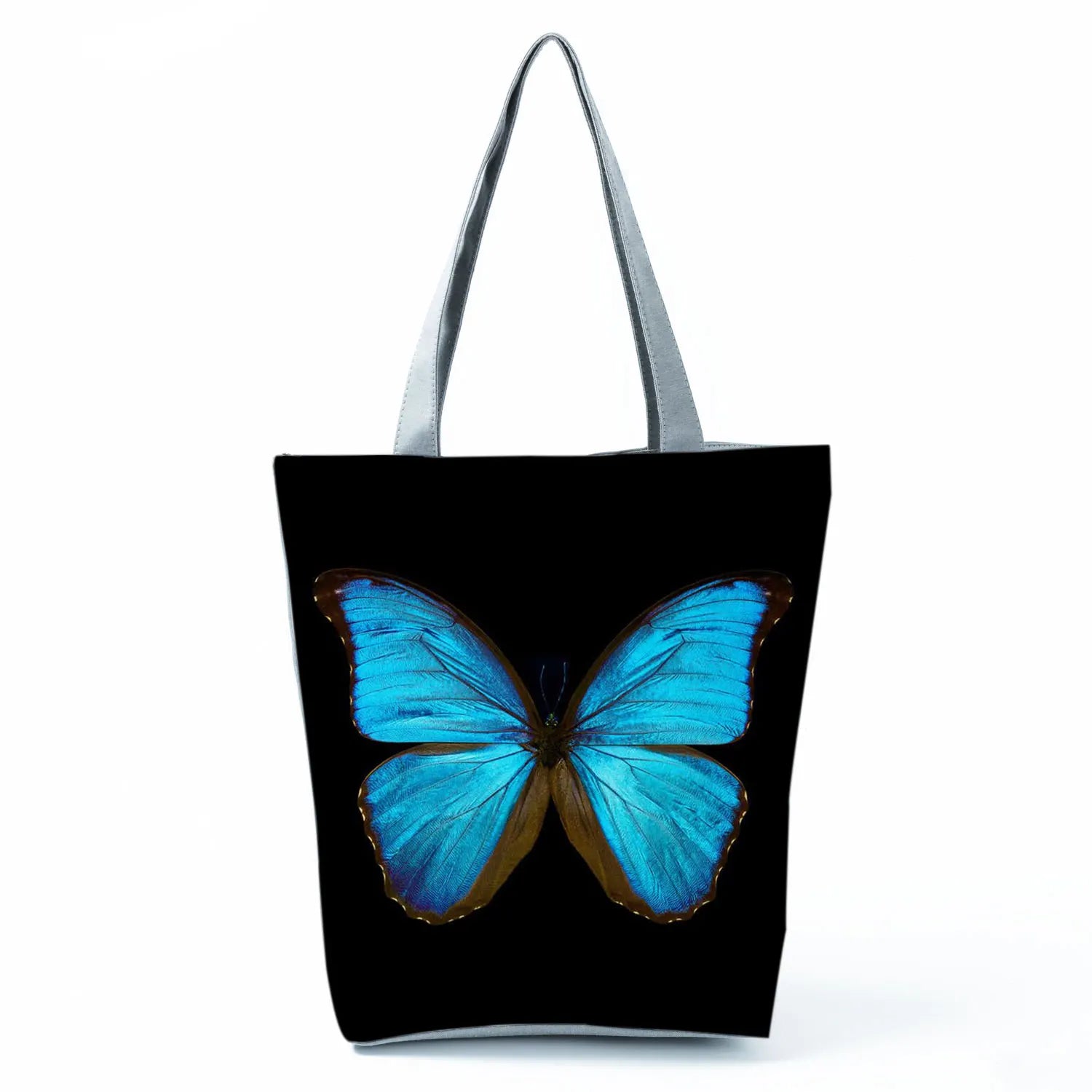 Simple Style Bee Butterfly Printed Shoulder Bag Female Beautiful Travel Shipping Tote Bag Portable Lunch Box Bento Outdoor Packs