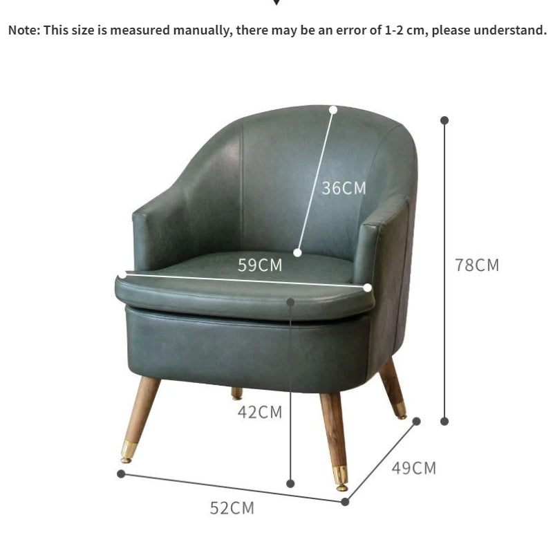 Lazy Sofa Living Room Bedroom Balcony Luxury Single Person Leisure Modern Backrest Reclining Sofa Chair Living Room Furniture