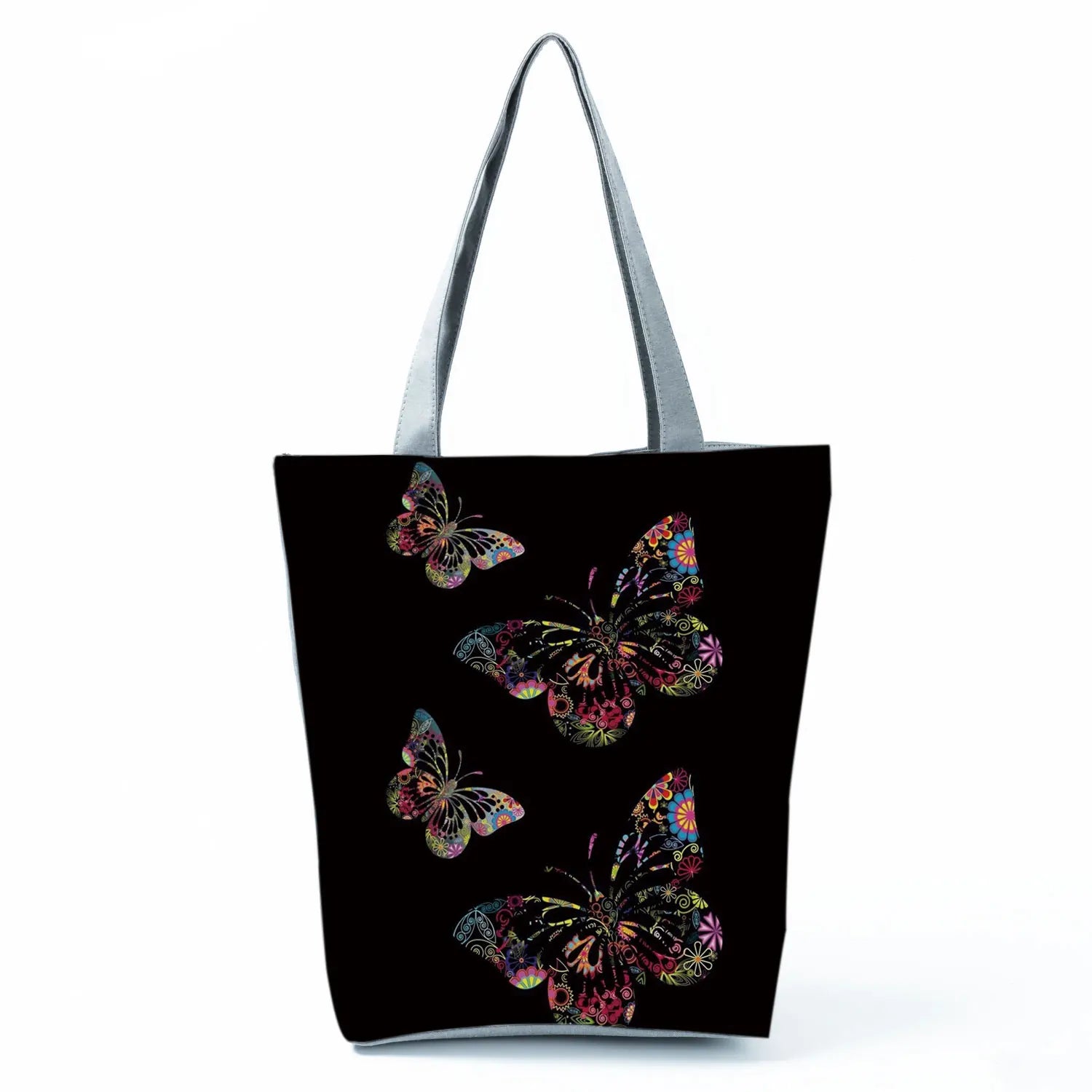 Simple Style Bee Butterfly Printed Shoulder Bag Female Beautiful Travel Shipping Tote Bag Portable Lunch Box Bento Outdoor Packs