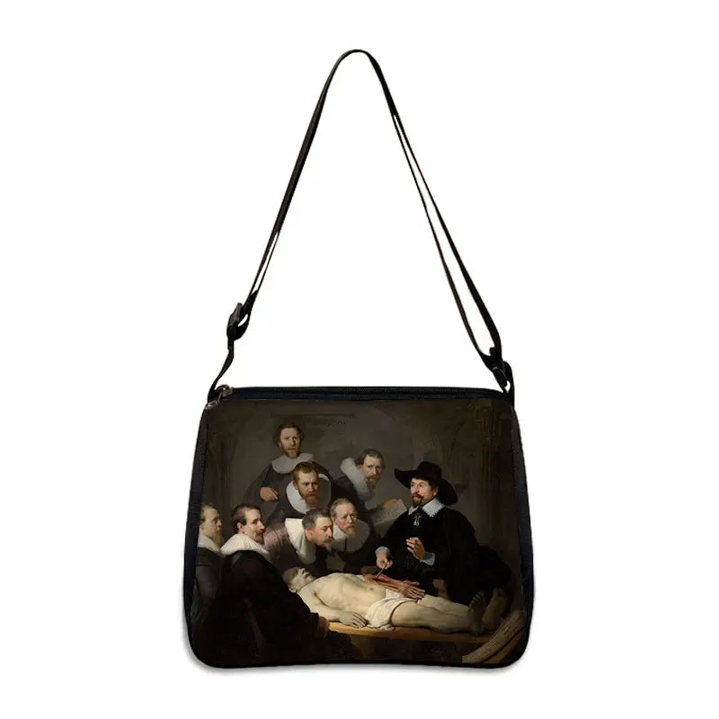Van Gogh Art Famous Paintings Handbag Women Shoulder Bags Oil Painting Starr Night / Mona Lisa Shopping Bag Canvas Tote Bags
