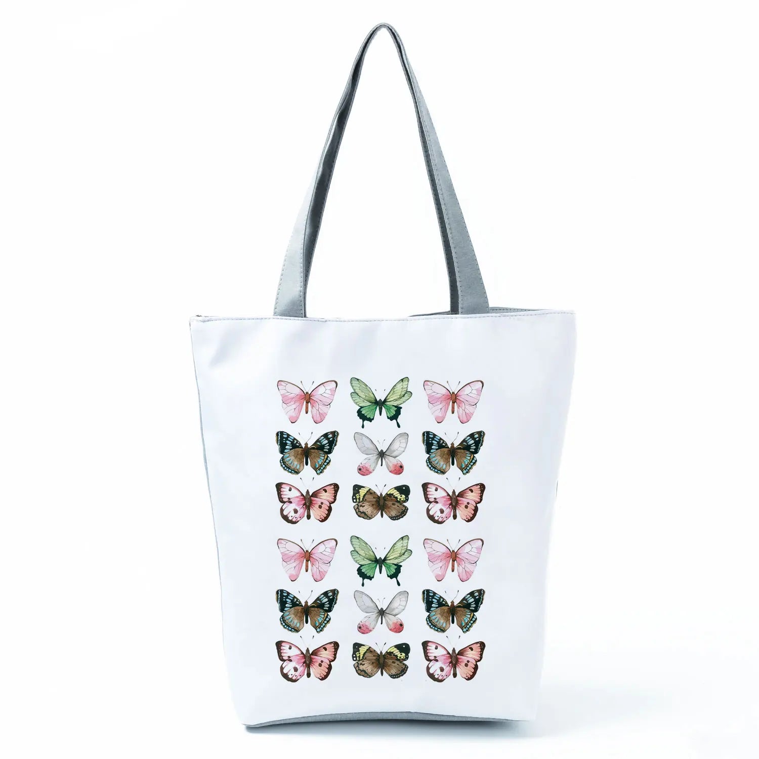 Simple Style Bee Butterfly Printed Shoulder Bag Female Beautiful Travel Shipping Tote Bag Portable Lunch Box Bento Outdoor Packs