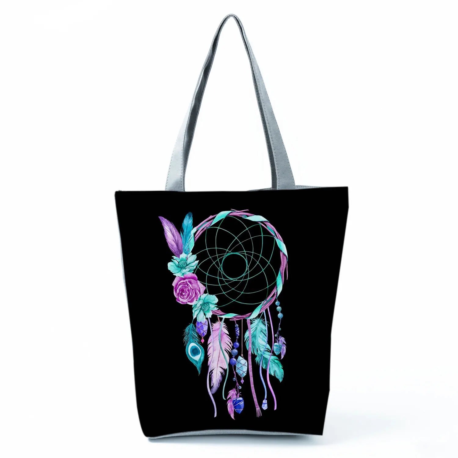 Simple Style Bee Butterfly Printed Shoulder Bag Female Beautiful Travel Shipping Tote Bag Portable Lunch Box Bento Outdoor Packs