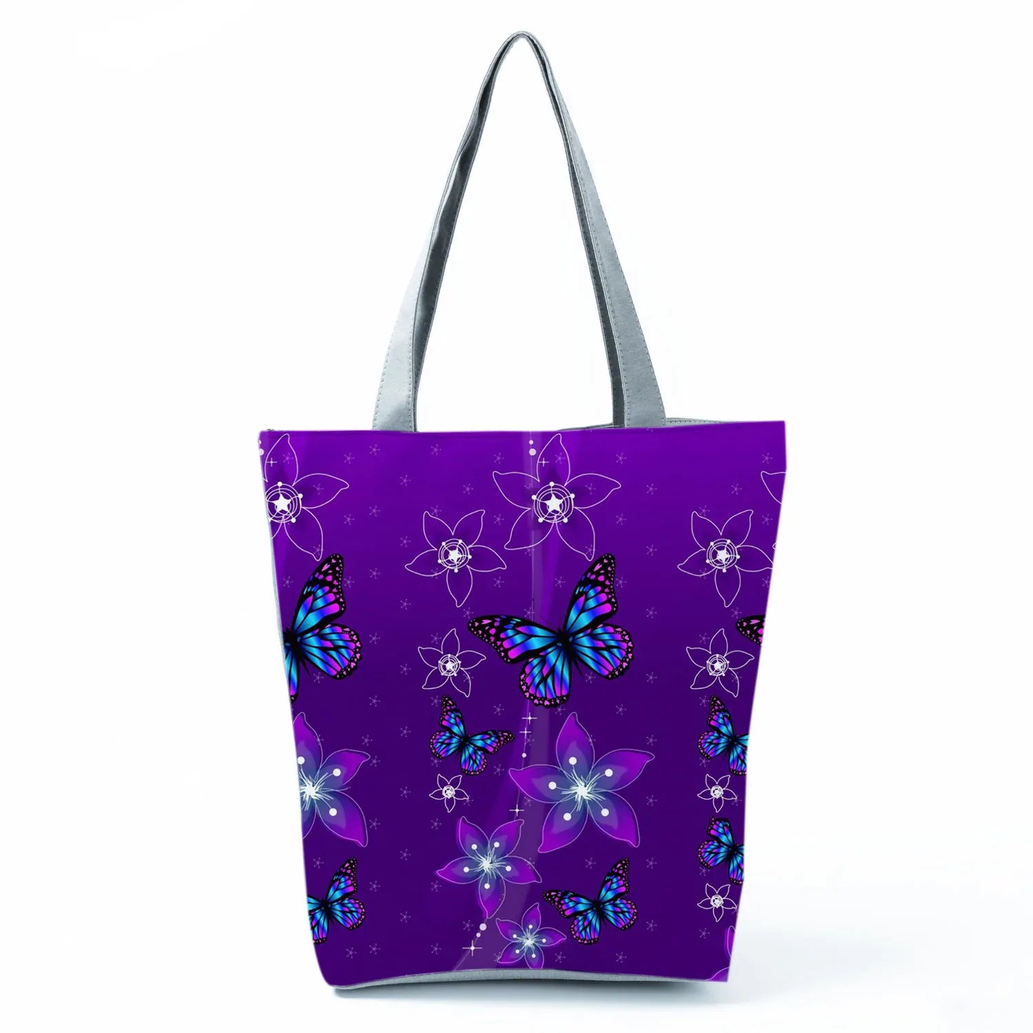 Simple Style Bee Butterfly Printed Shoulder Bag Female Beautiful Travel Shipping Tote Bag Portable Lunch Box Bento Outdoor Packs