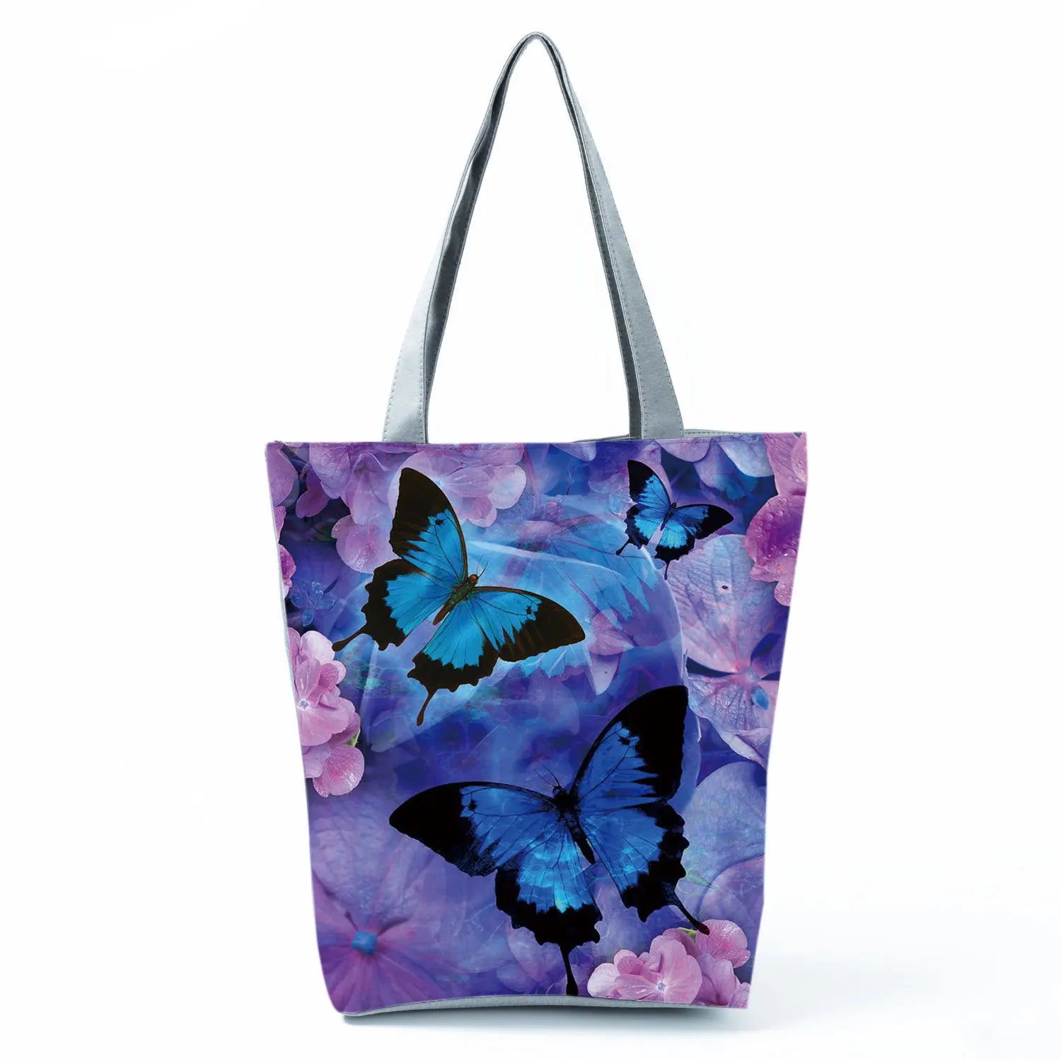 Simple Style Bee Butterfly Printed Shoulder Bag Female Beautiful Travel Shipping Tote Bag Portable Lunch Box Bento Outdoor Packs