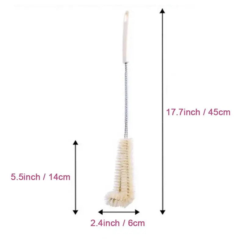 Long Handle Right Angle Cleaning Brush Water Cup Kettle Big Bottle Cleaning Equipment Home Cup With Cleaning Brush
