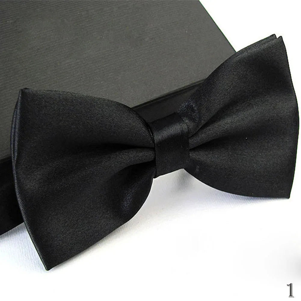 Sale 1PC Gentleman Men Classic Tuxedo Bowtie Necktie For Wedding Party Bow tie knot Bow Tie Boys Fashion 33 Solid Colors