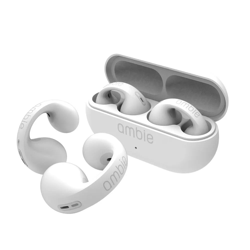 Ambie Upgrade Pro Sound Earcuffs Earring Wireless Bluetooth Earbuds TWS Ear Hook Headset Sport Earphones