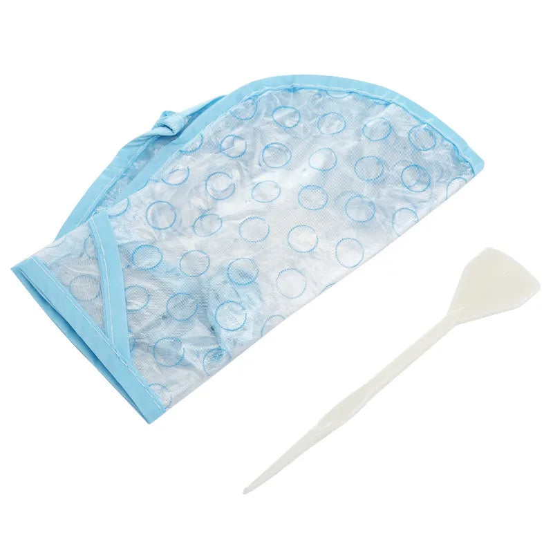 Hair Dyeing Cap + Hook Brush Coloring Highlighting Tinting Cover Protector DIY Home Use Pro Salon Hair Styling Tools DIY Home