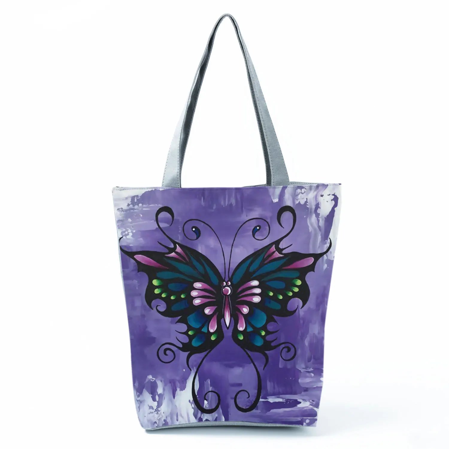 Simple Style Bee Butterfly Printed Shoulder Bag Female Beautiful Travel Shipping Tote Bag Portable Lunch Box Bento Outdoor Packs
