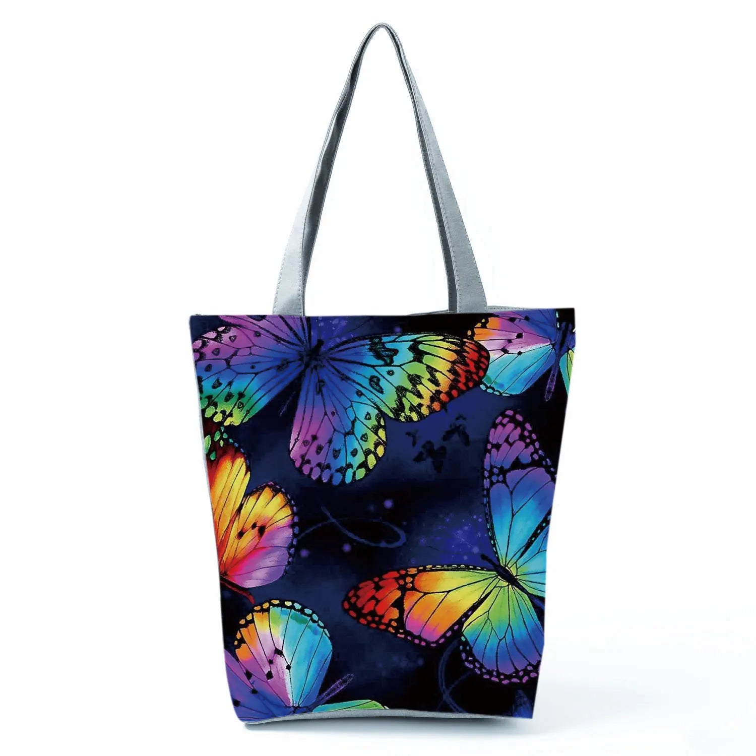 Simple Style Bee Butterfly Printed Shoulder Bag Female Beautiful Travel Shipping Tote Bag Portable Lunch Box Bento Outdoor Packs