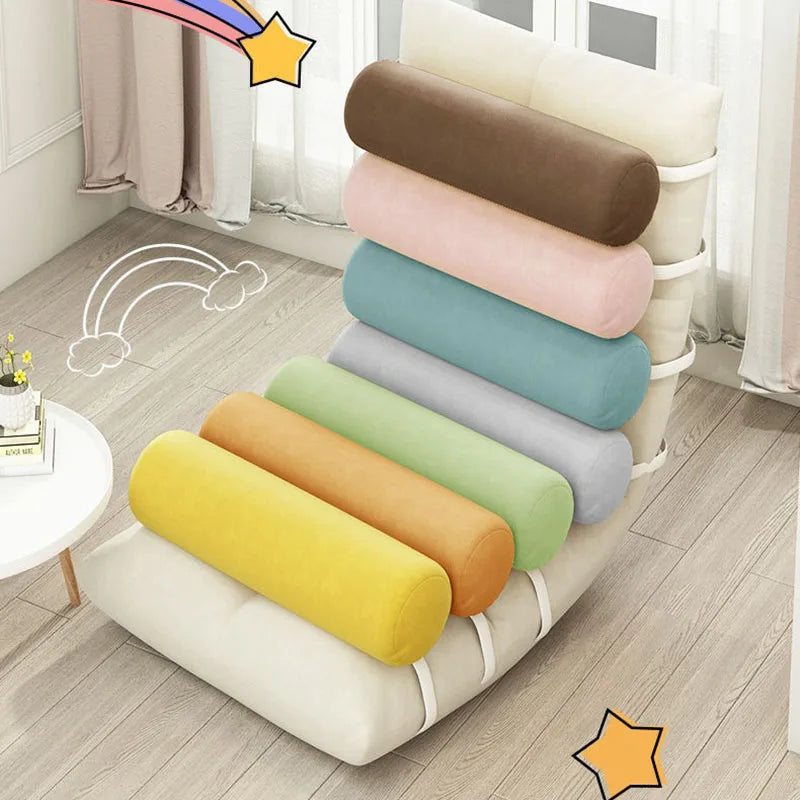 Chaise Lounge Lazy Sofa Folding Recliner Chair Bedroom Tatami Cushion Comfortable Relaxing Chair Beach Balcony Individual Chair