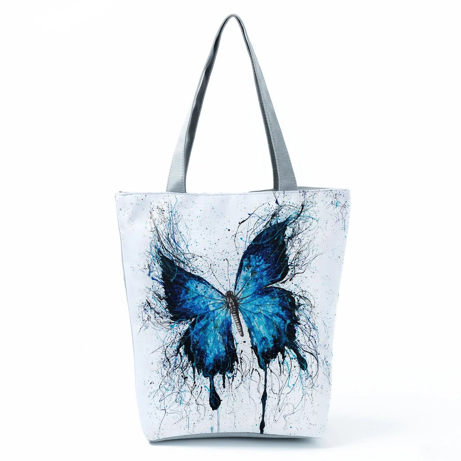Simple Style Bee Butterfly Printed Shoulder Bag Female Beautiful Travel Shipping Tote Bag Portable Lunch Box Bento Outdoor Packs