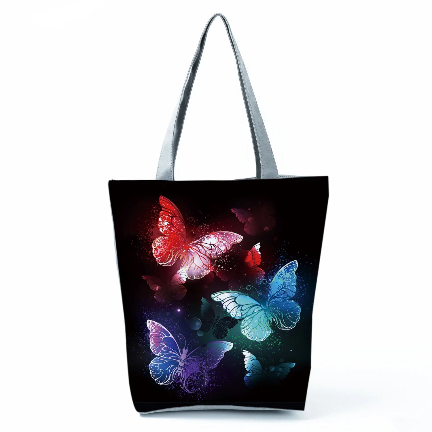 Simple Style Bee Butterfly Printed Shoulder Bag Female Beautiful Travel Shipping Tote Bag Portable Lunch Box Bento Outdoor Packs